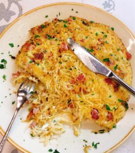 パスタオムレツ