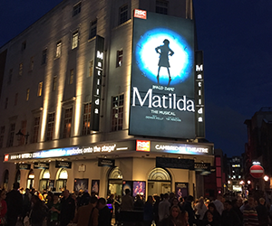 イギリス, ロンドン, ミュージカル, マチルダ, Matilda, 劇場