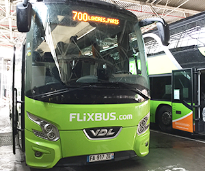Flixbus, フリックスバス, 乗り方, ロンドン, パリ, 高速バス, 乗り場, バス停